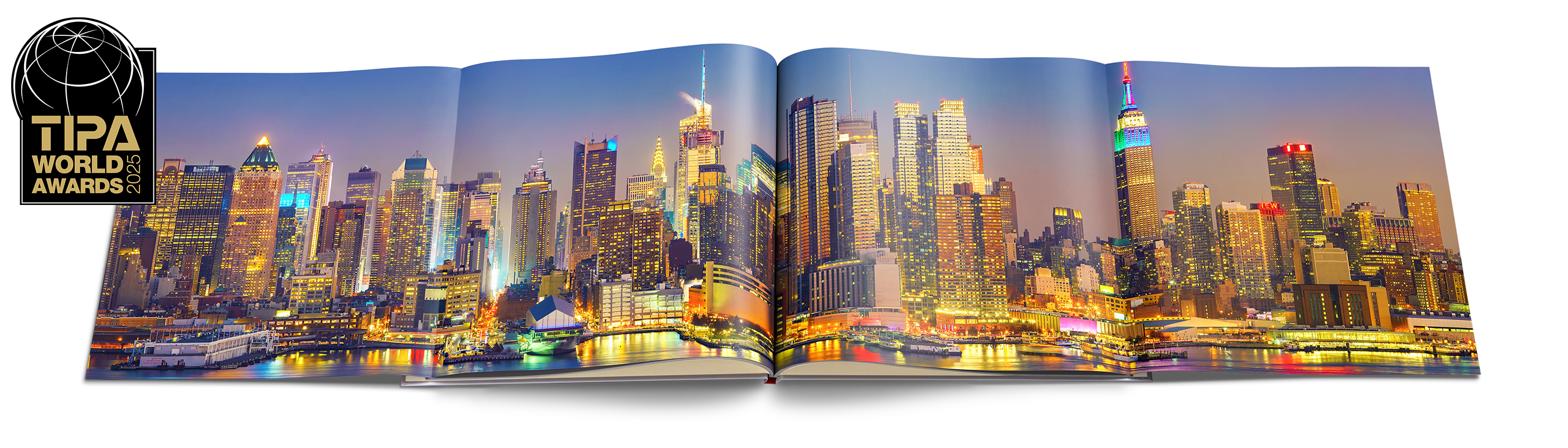 Testsieger Best Photo Book - TIPA World Award 2025: CEWE FOTOBUCH mit Panoramaseite